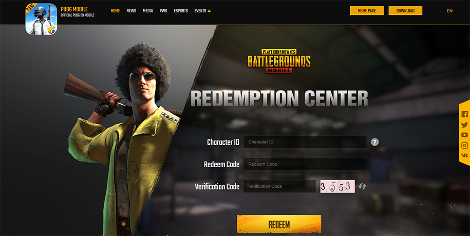 C&aacute;ch nhập m&atilde; code PUBG Mobile Redeem mới nhất