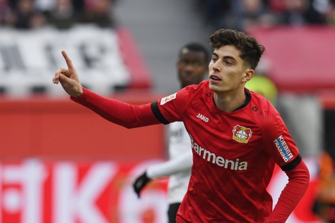 Lewandowski cũng phải chào thua Havertz về ghi bàn ở Bundesliga