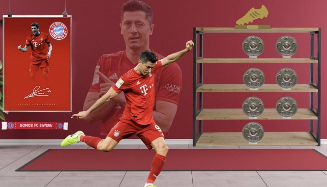 Lewandowski bỏ xa Ronaldo và Messi trong cuộc đua Chiếc giày vàng