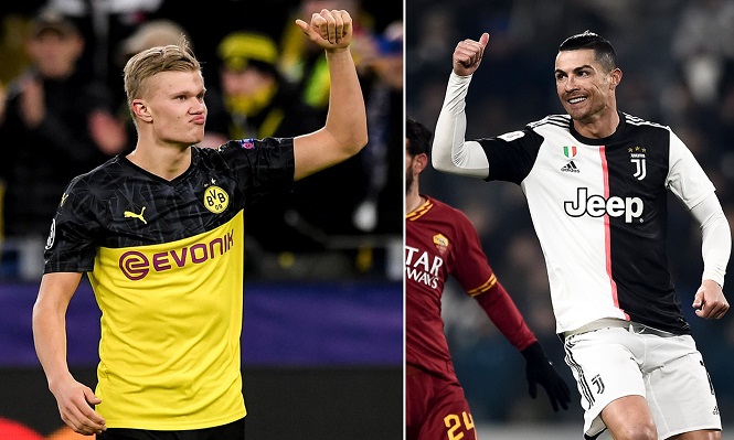 Ronaldo và Haaland trong top 20 tiền đạo “sát thủ” nhất châu Âu