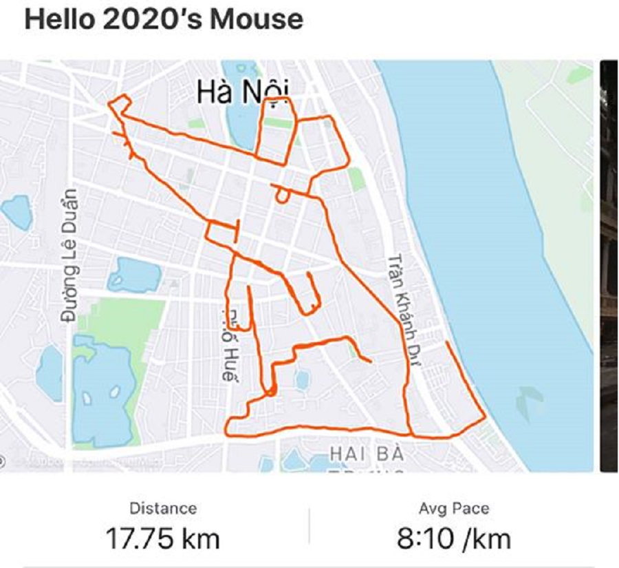 Ngày cuối năm, Runner múa chân vẽ hình chuột đón xuân Canh Tý Ngày cuối năm, Runner múa chân vẽ hình chuột đón xuân Canh Tý