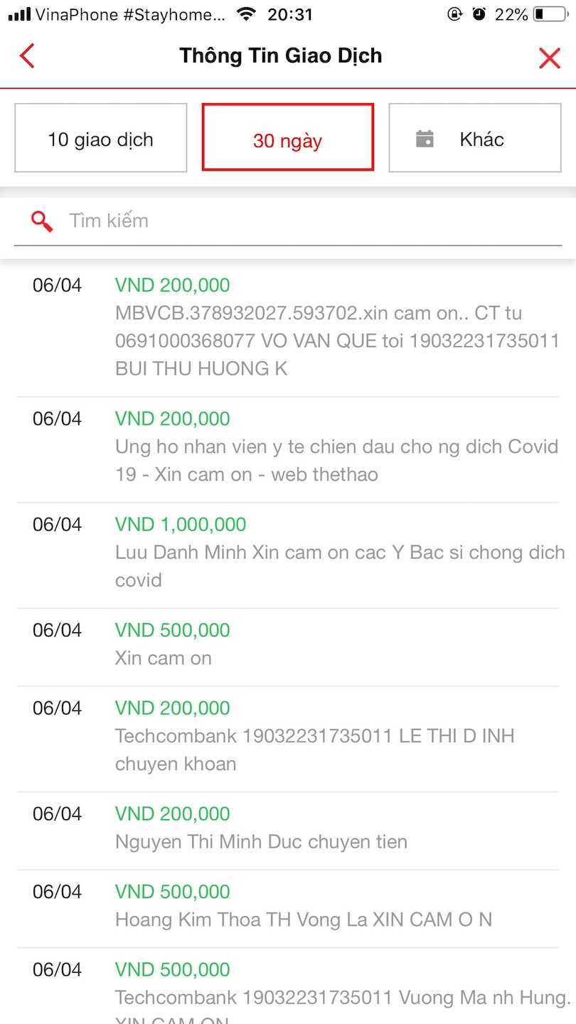 Cập nhật thông tin chiến dịch XIN CẢM ƠN ủng hộ các y bác sỹ chống dịch COVID-19 Cập nhật thông tin chiến dịch XIN CẢM ƠN ủng hộ các y bác sỹ chống dịch COVID-19