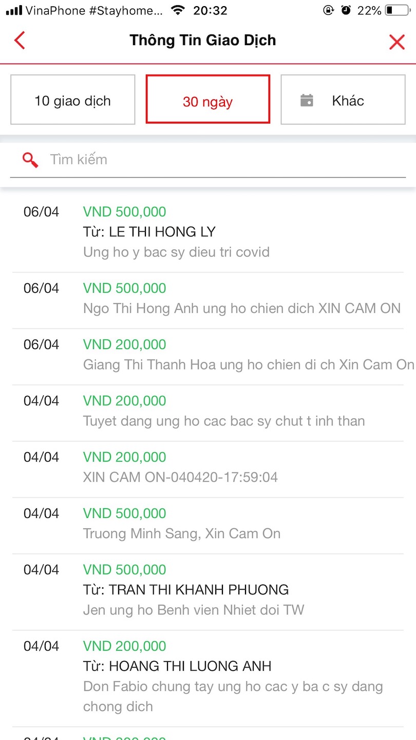 Cập nhật thông tin chiến dịch XIN CẢM ƠN ủng hộ các y bác sỹ chống dịch COVID-19 Cập nhật thông tin chiến dịch XIN CẢM ƠN ủng hộ các y bác sỹ chống dịch COVID-19