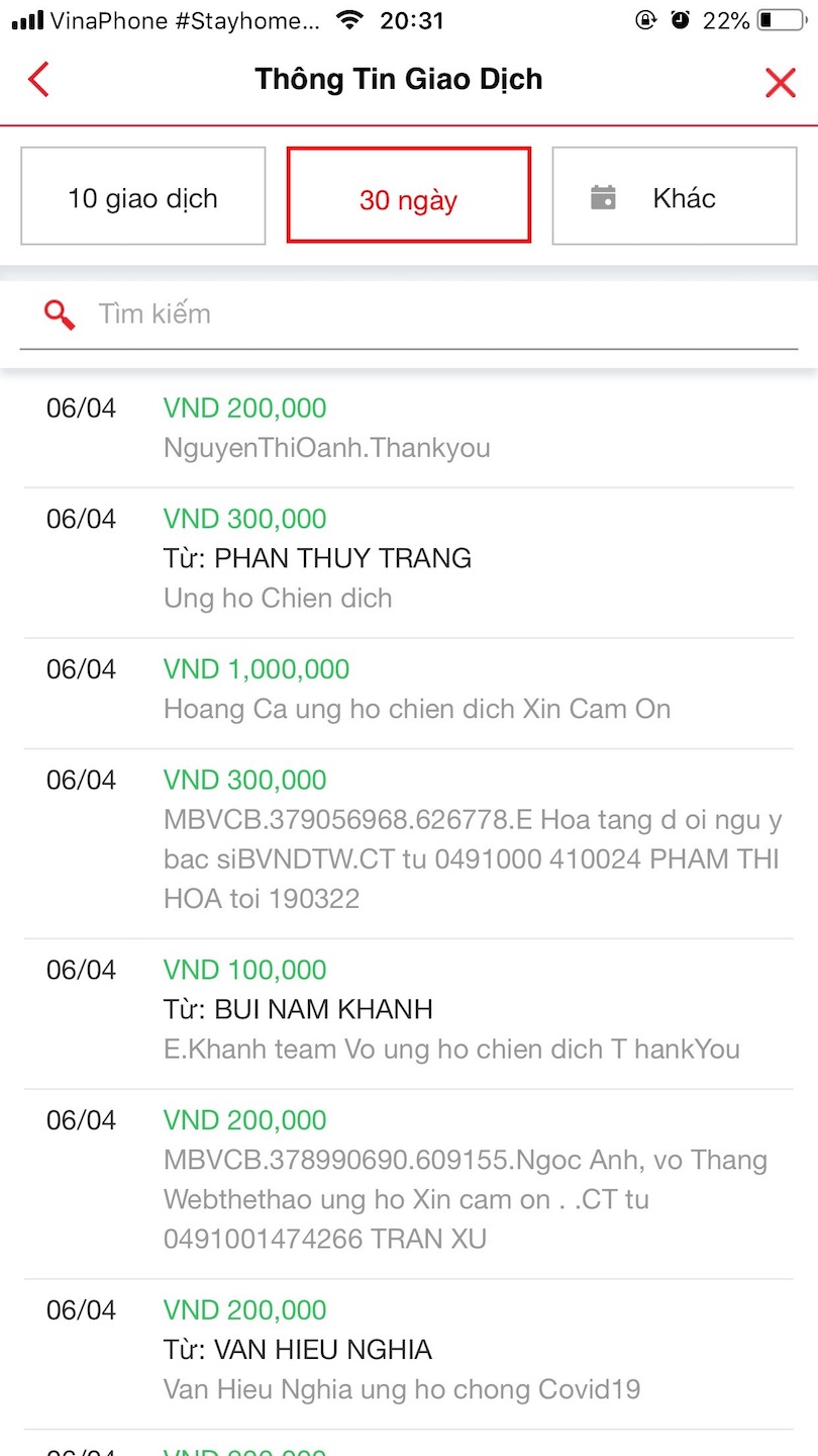 Cập nhật thông tin chiến dịch XIN CẢM ƠN ủng hộ các y bác sỹ chống dịch COVID-19 Cập nhật thông tin chiến dịch XIN CẢM ƠN ủng hộ các y bác sỹ chống dịch COVID-19