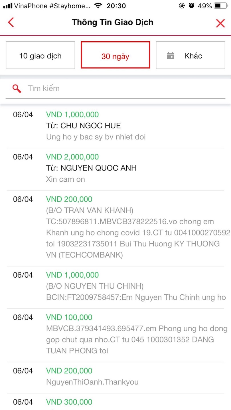 Cập nhật thông tin chiến dịch XIN CẢM ƠN ủng hộ các y bác sỹ chống dịch COVID-19 Cập nhật thông tin chiến dịch XIN CẢM ƠN ủng hộ các y bác sỹ chống dịch COVID-19
