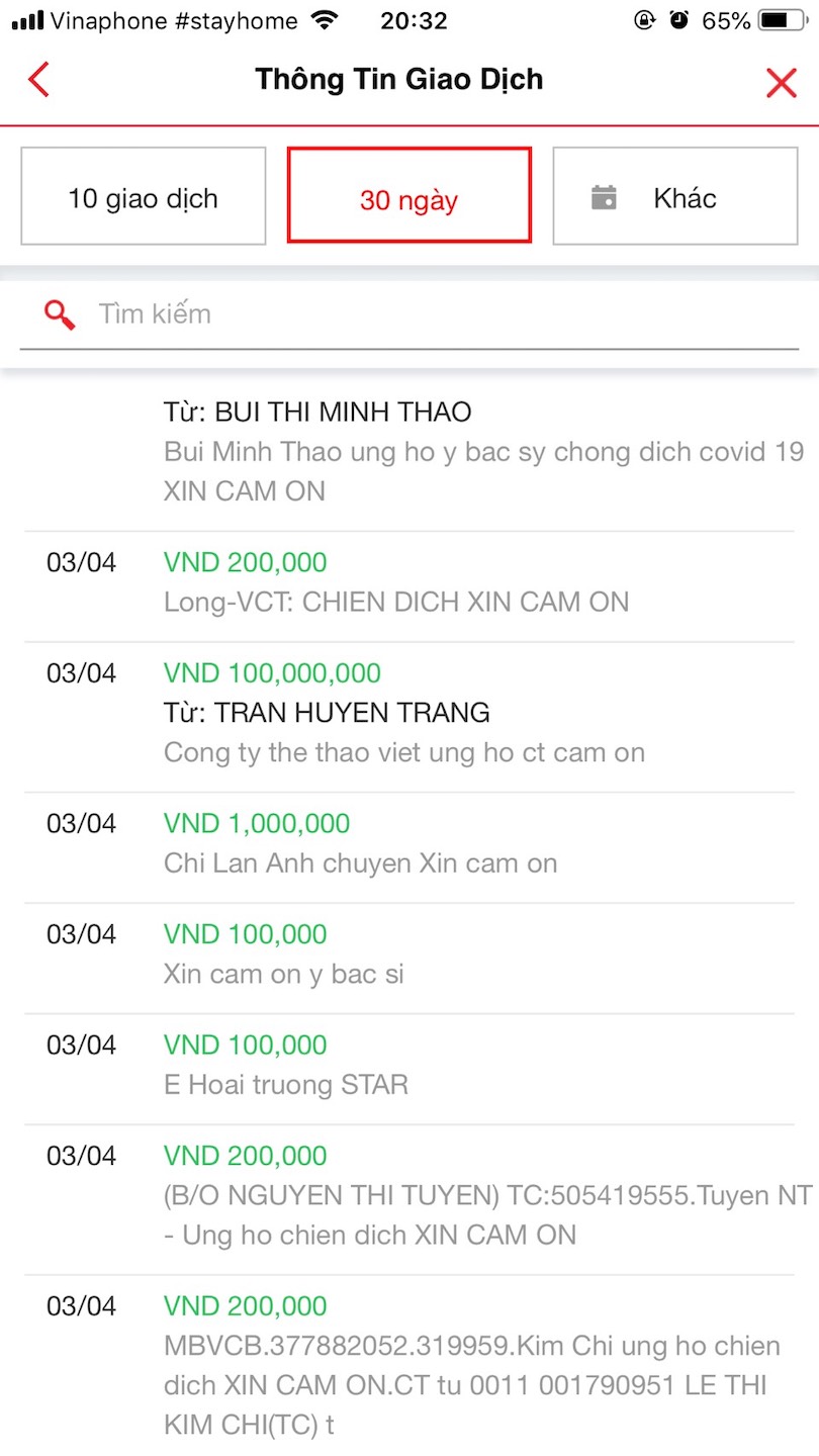 Cập nhật thông tin chiến dịch XIN CẢM ƠN ủng hộ các y bác sỹ chống dịch COVID-19 Cập nhật thông tin chiến dịch XIN CẢM ƠN ủng hộ các y bác sỹ chống dịch COVID-19