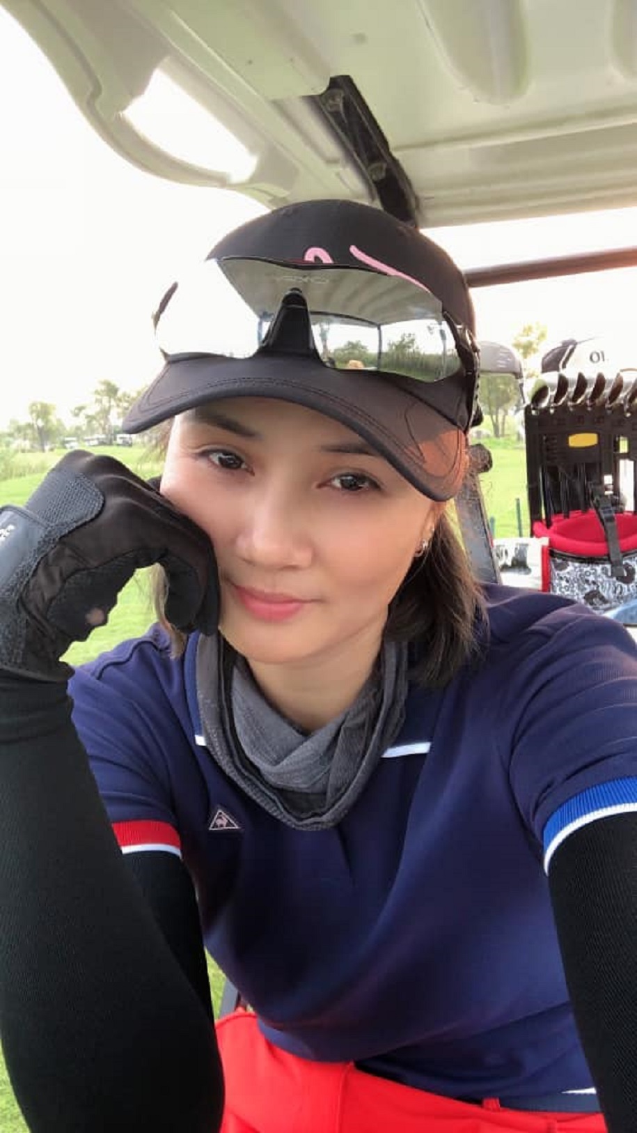 Hoa khôi bóng chuyền Kim Huệ bỗng dưng... thành golf thủ Hoa khôi bóng chuyền Kim Huệ bỗng dưng... thành golf thủ
