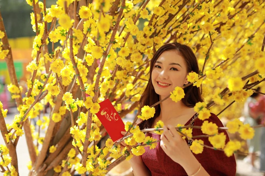 Chủ công của VTV Bình Điền Long An xinh tươi đón mùa xuân mới Chủ công của VTV Bình Điền Long An xinh tươi đón mùa xuân mới