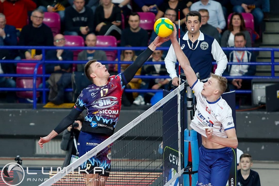 Thắng trận thứ 6 liên tiếp Perugia vững vàng ở ngôi vị số 1 bảng D Champions League Volley 2020