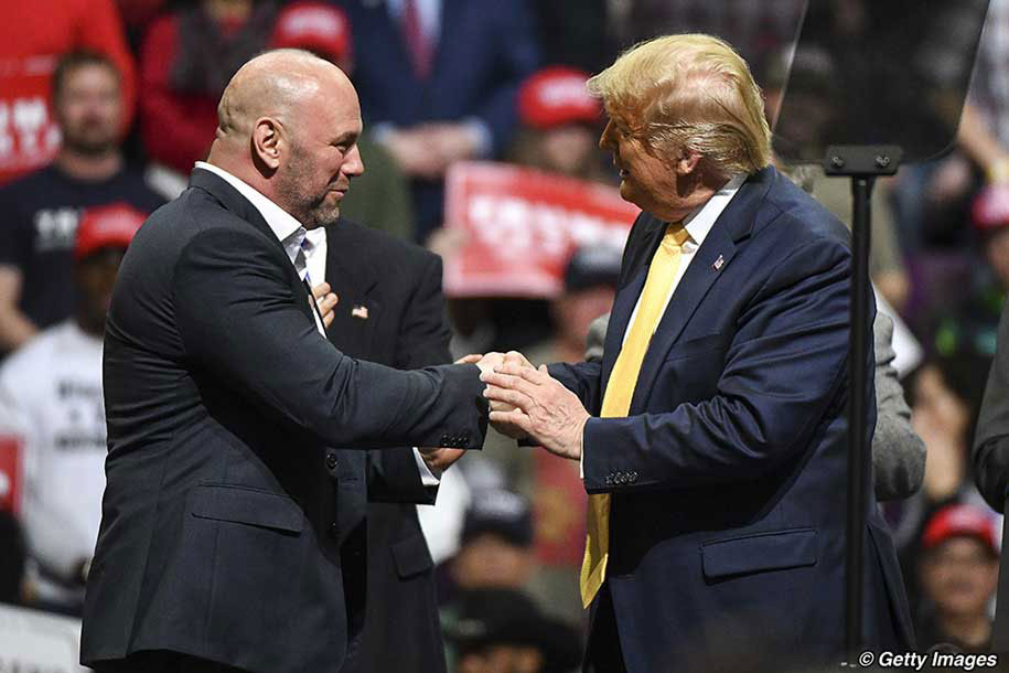 Chủ tịch UFC chúc Tổng thống Donald Trump tái đắc cử
