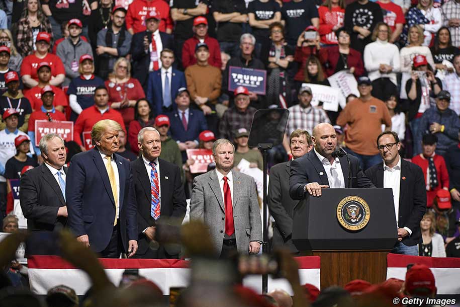 Chủ tịch UFC chúc Tổng thống Donald Trump tái đắc cử