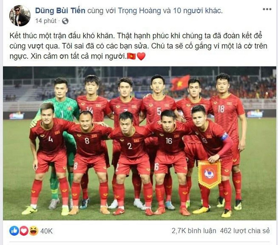 Bùi Tiến Dũng: Khi mắc sai lầm dần trở thành thói quen!