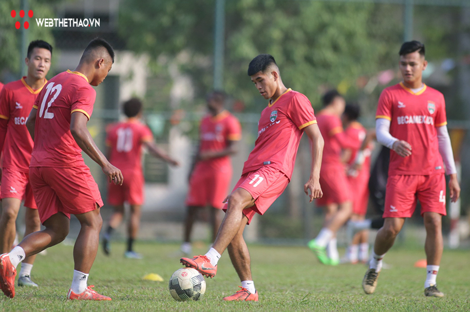 Chùm ảnh: Tiến Linh tự tin đua tranh Vua phá lưới V.League 2020