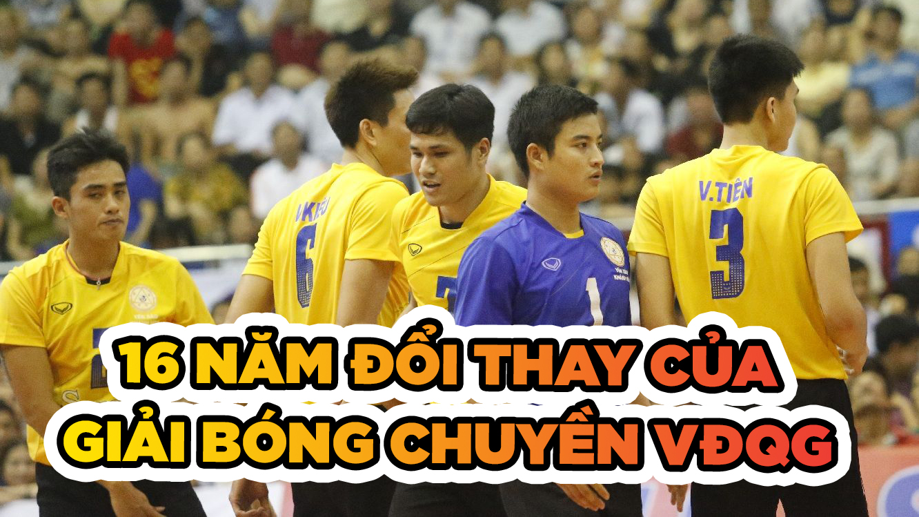 16 năm đổi thay của Giải Bóng chuyền VĐQG