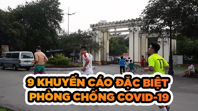 9 khuyến cáo dành cho người tập TDTT để phòng chống COVID-19