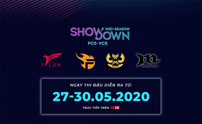 Lịch thi đấu Mid Season Showdown - VCS x PCS