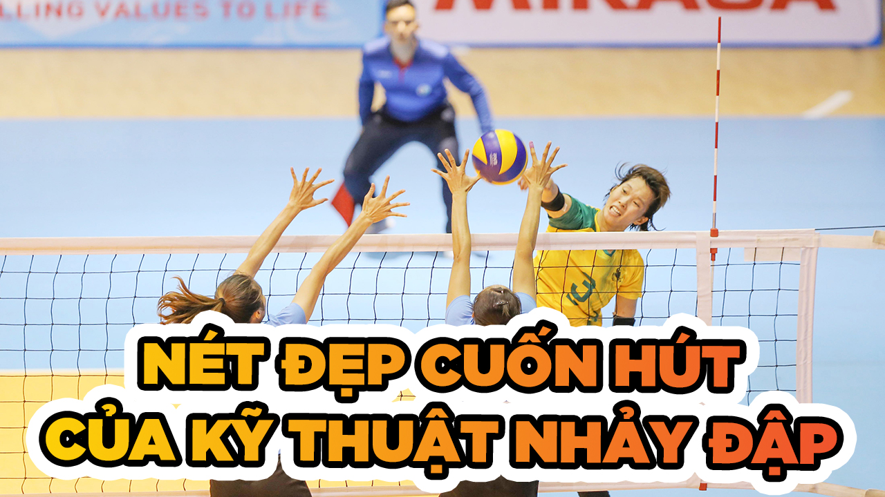 Nét đẹp cuốn hút của những cú nhảy đập trong bóng chuyền