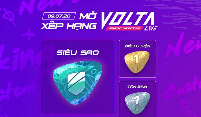 Volta Live FO4 sẽ cập nhật xếp hạng trong tuần này