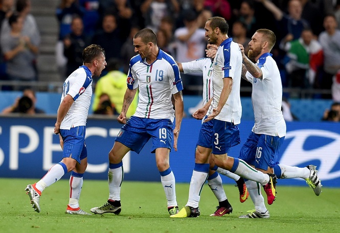 Italia biến đổi chóng mặt so với trận thắng Bỉ tại EURO 2016