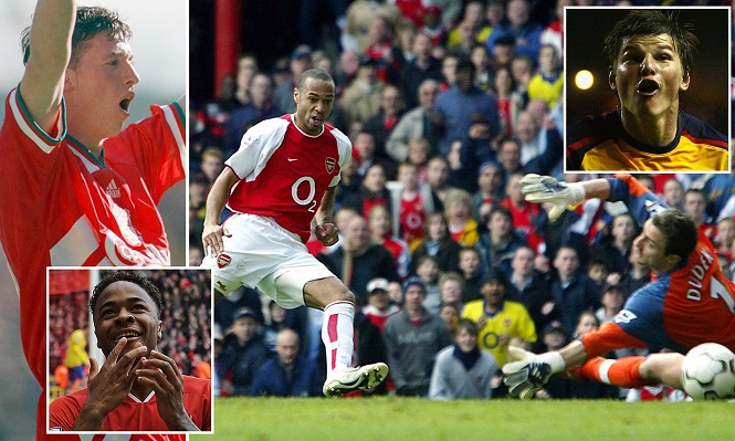 Arsenal vs Liverpool tạo nên cặp đấu có nhiều bàn thắng nhất