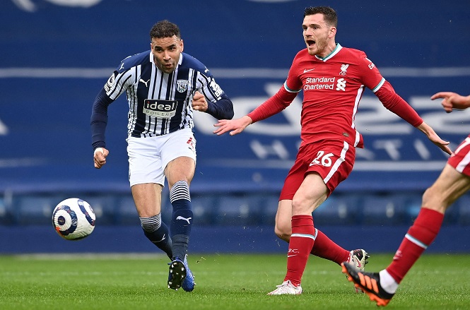 Cả đội hình Liverpool chịu thua Matheus Pereira của West Brom Cả đội hình Liverpool chịu thua Matheus Pereira của West Brom