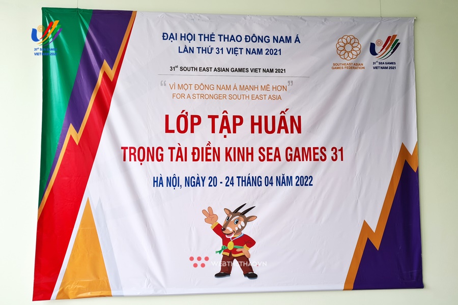 Tập huấn trọng tài điền kinh phục vụ SEA Games 31