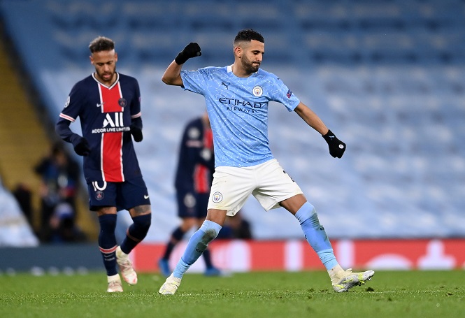 Mahrez sánh ngang với kỷ lục Champions League của Mane