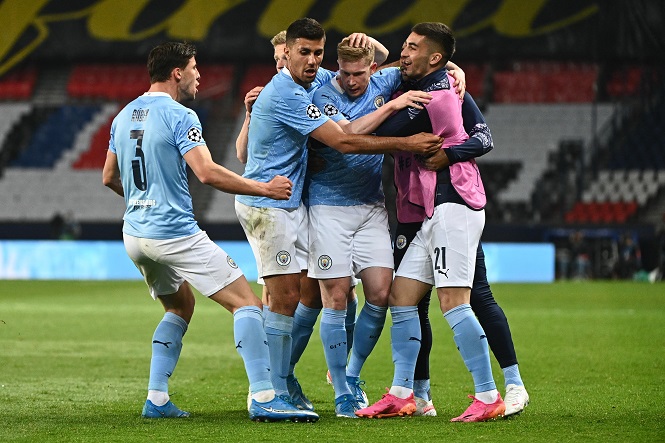 Man City lập kỷ lục thắng liên tiếp để đả bại PSG ở Champions League Man City lập kỷ lục thắng liên tiếp để đả bại PSG ở Champions League