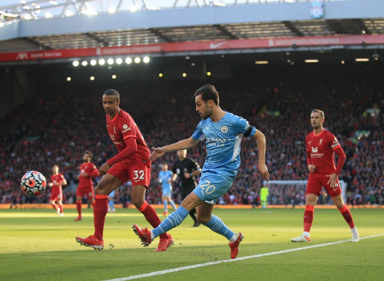 Man City và Liverpool so kè sít sao về điểm số trong 4 mùa gần đây Man City và Liverpool so kè sít sao về điểm số trong 4 mùa gần đây