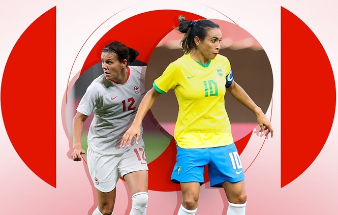 Marta v&agrave; Sinclair sẵn s&agrave;ng ph&aacute; kỷ lục b&oacute;ng đ&aacute; nữ tại Olympic 2021
