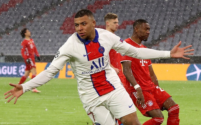 Mbappe tạo dấu mốc đặc biệt ở v&ograve;ng loại trực tiếp Champions League