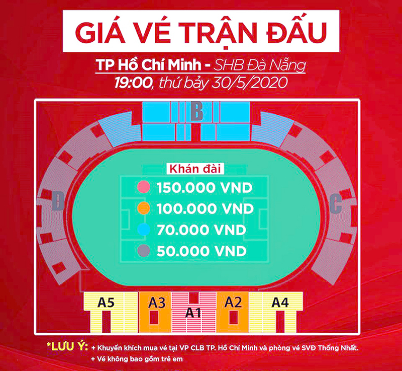 Mua vé sân Thống Nhất ở đâu?
