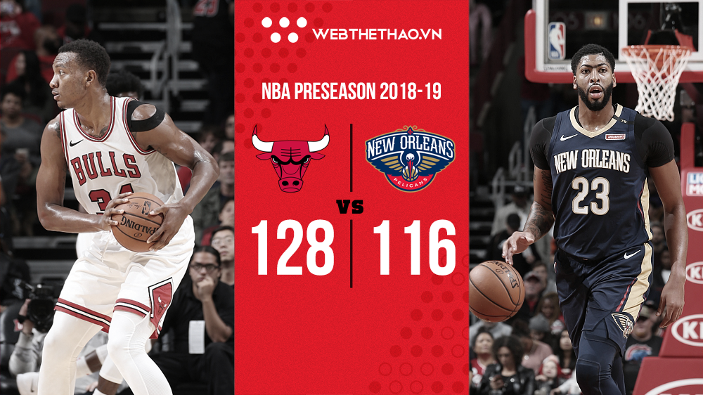 Sao sáng nhưng dự bị mỏng, Pelicans bại trận trước Bulls