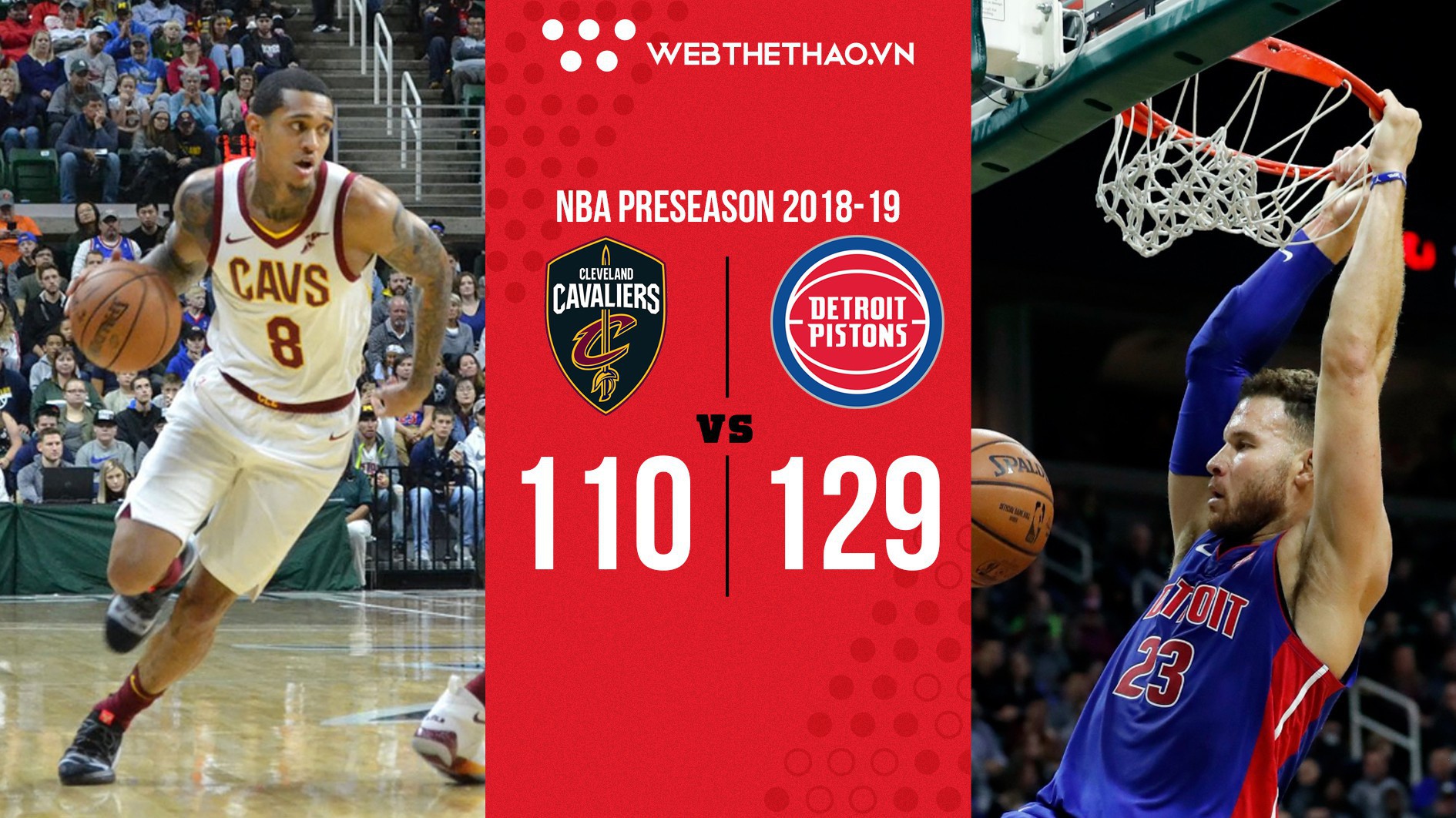 Pistons bỗng biến thành Warriors khi Blake Griffin đã sẵn sàng cho mùa giải mới
