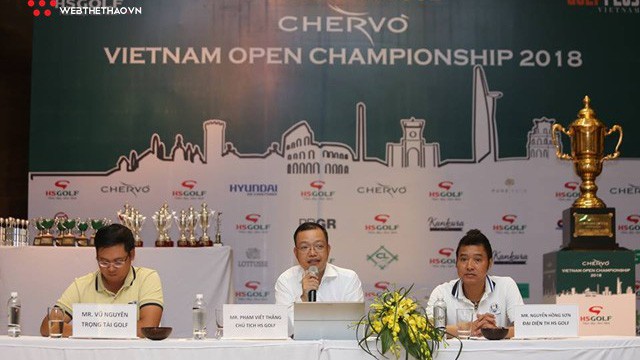 Diễn viên Việt Anh, danh thủ Hồng Sơn "mở màn" giải golf Chervo Vietnam Open Championship 2018