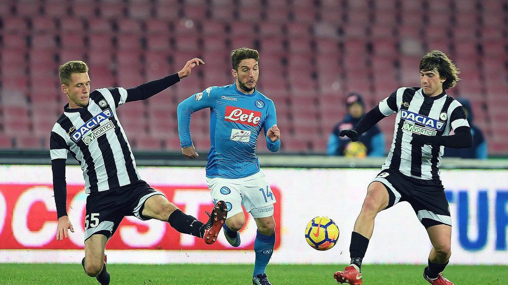 Nhận định tỷ lệ cược kèo bóng đá tài xỉu trận Udinese vs Napoli