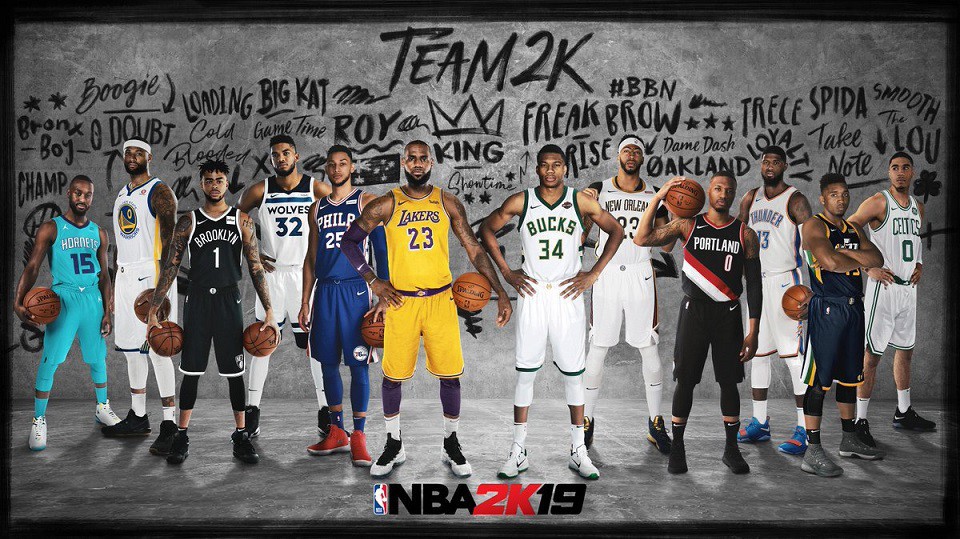Top 10 ngôi sao có điểm số cao nhất NBA 2K19