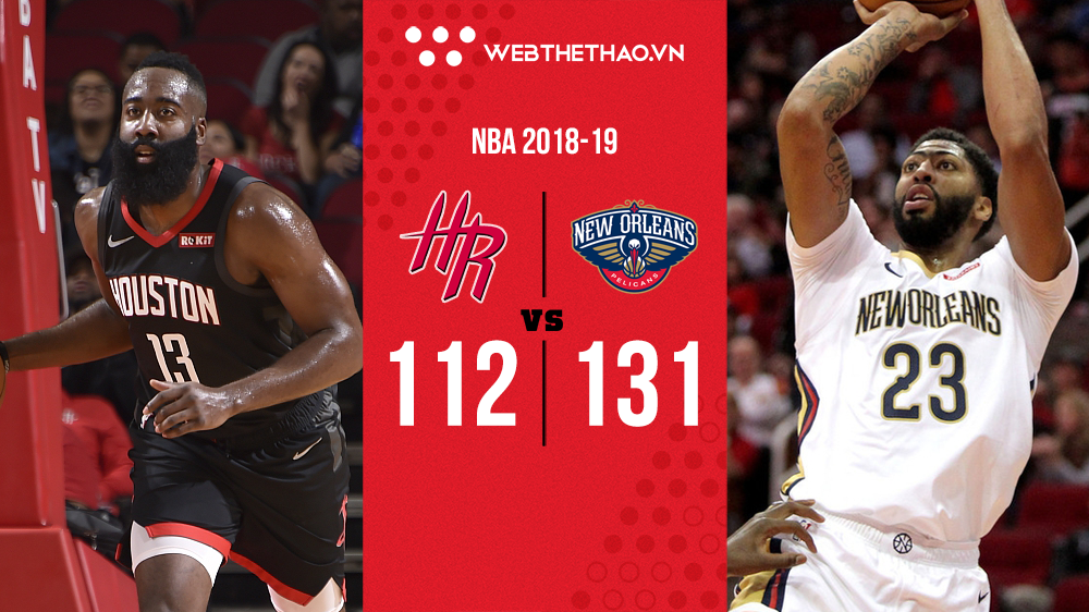 Anthony Davis "củ hành" cả Houston Rockets trong ngày ra quân như muốn dằn mặt các đội chơi small-ball
