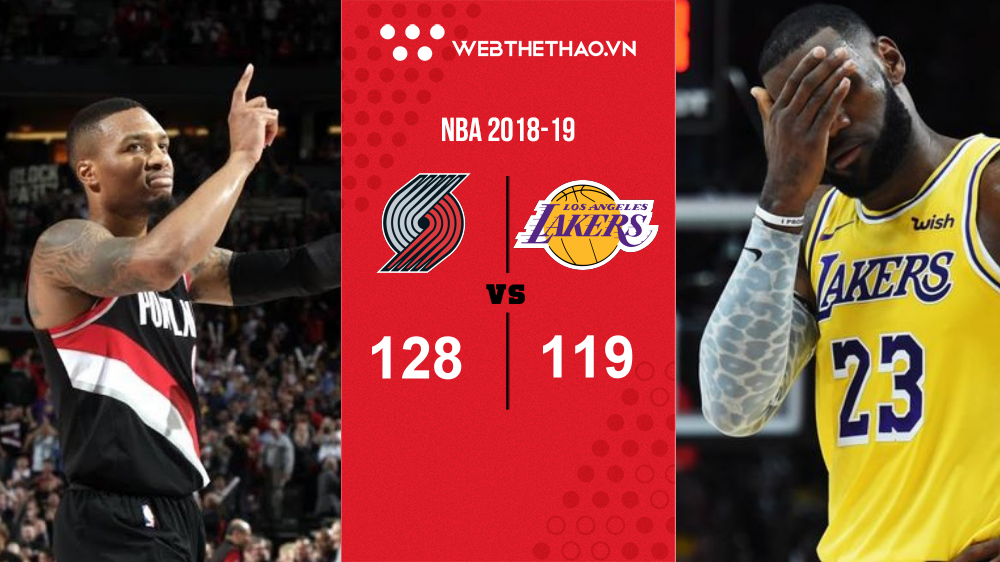 Lời chào sấm sét của LeBron James không dọa Portland phát hoảng