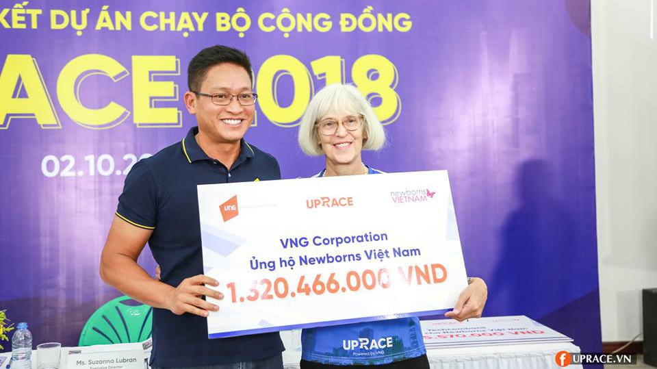 Hơn 3,5 tỷ đồng quyên góp vì trẻ sơ sinh ở dự án chạy bộ cộng đồng UpRace