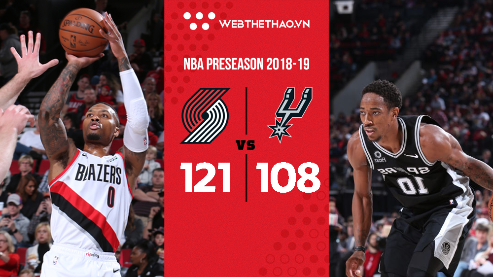 San Antonio Spurs mong manh trước cặp song sát của Blazers