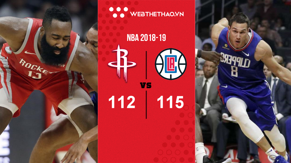 Vắng Chris Paul do án phạt, Rockets trả giá bằng thất bại