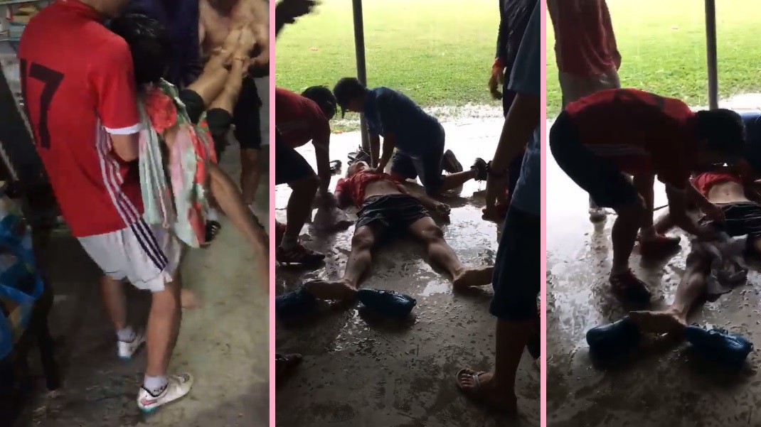 Đá bóng dưới trời mưa, nam thanh niên bị sét đánh nguy kịch
