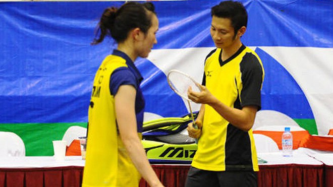 Giải cầu lông Indonesia Challenge 2018: Vợ chồng Tiến Minh mỗi người một tâm trạng