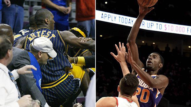 Hóa ra ngôi sao Phoenix Suns lại là nhân chứng nhí trong thảm họa ẩu đả lớn nhất NBA