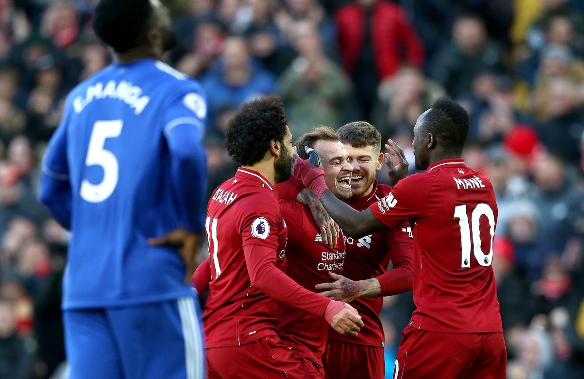 Choáng với tốc độ đóng góp bàn thắng của Shaqiri cho Liverpool mùa này - Ảnh 4.