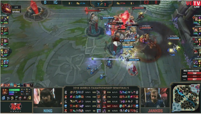 CKTG 2018 - Invictus Gaming vs G2 Esports: Người Trung Quốc đặt chân đến Chung Kết - Ảnh 1. CKTG 2018 - Invictus Gaming vs G2 Esports: Người Trung Quốc đặt chân đến Chung Kết - Ảnh 1.