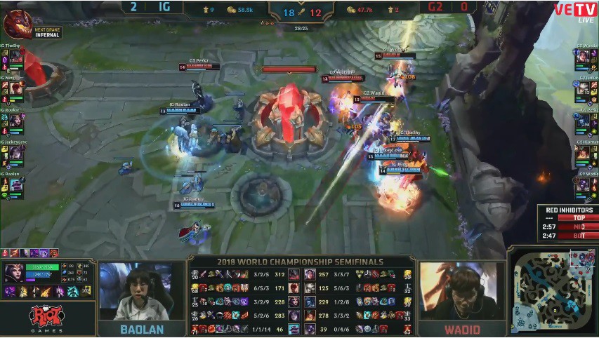 CKTG 2018 - Invictus Gaming vs G2 Esports: Người Trung Quốc đặt chân đến Chung Kết - Ảnh 3. CKTG 2018 - Invictus Gaming vs G2 Esports: Người Trung Quốc đặt chân đến Chung Kết - Ảnh 3.