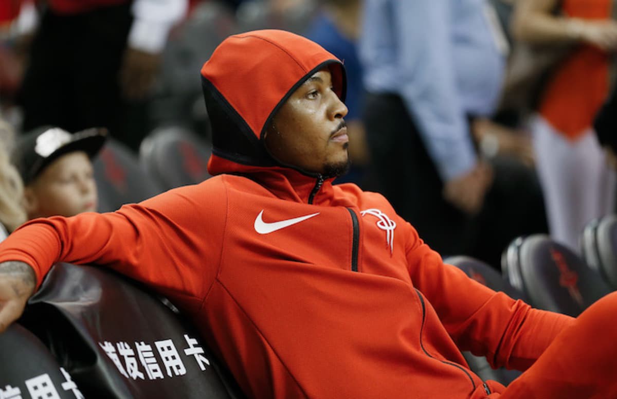 Carmelo Anthony chính là mắt xích phòng ngự yếu nhất của Houston Rockets - Ảnh 1. Carmelo Anthony chính là mắt xích phòng ngự yếu nhất của Houston Rockets - Ảnh 1.