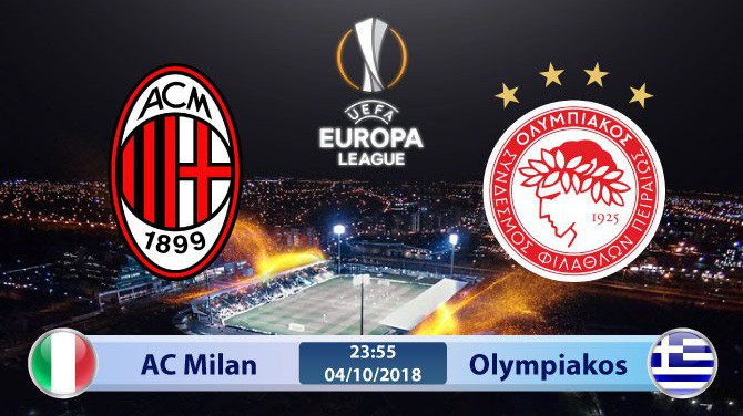 Nhận định tỷ lệ cược kèo bóng đá tài xỉu trận AC Milan vs Olympiakos